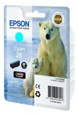 Картридж для принтера и МФУ Epson C13T26124010 cyan для Expression Premium XP-70 (300стр.)
